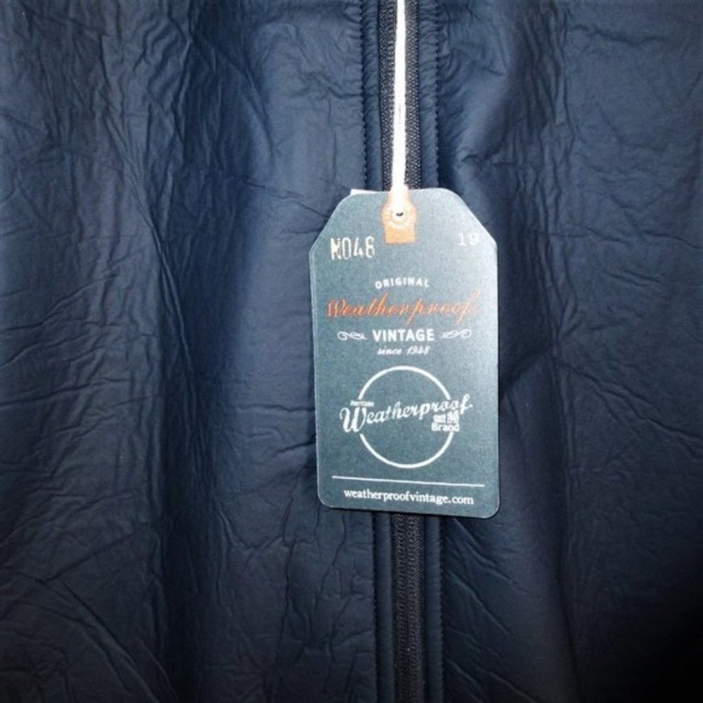 Weatherproof Faux Leather Jacket Fleece Lined L - Picture 6 of 6